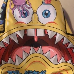 Sprayground Japanese style SpongeBob backpack